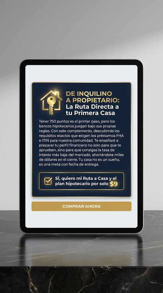 MAESTRÍA EN CRÉDITO AMERICANO + 3 BONOS EXCLUSIVOS + DE INQUILINO A PROPIETARIO